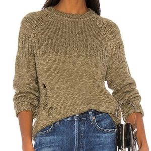 Lovers + Friends Rhett Distressed Sweater Size M